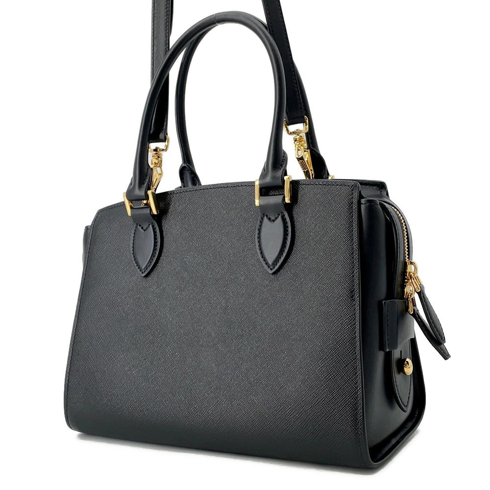 Prada bag leather Saffiano black handbag
